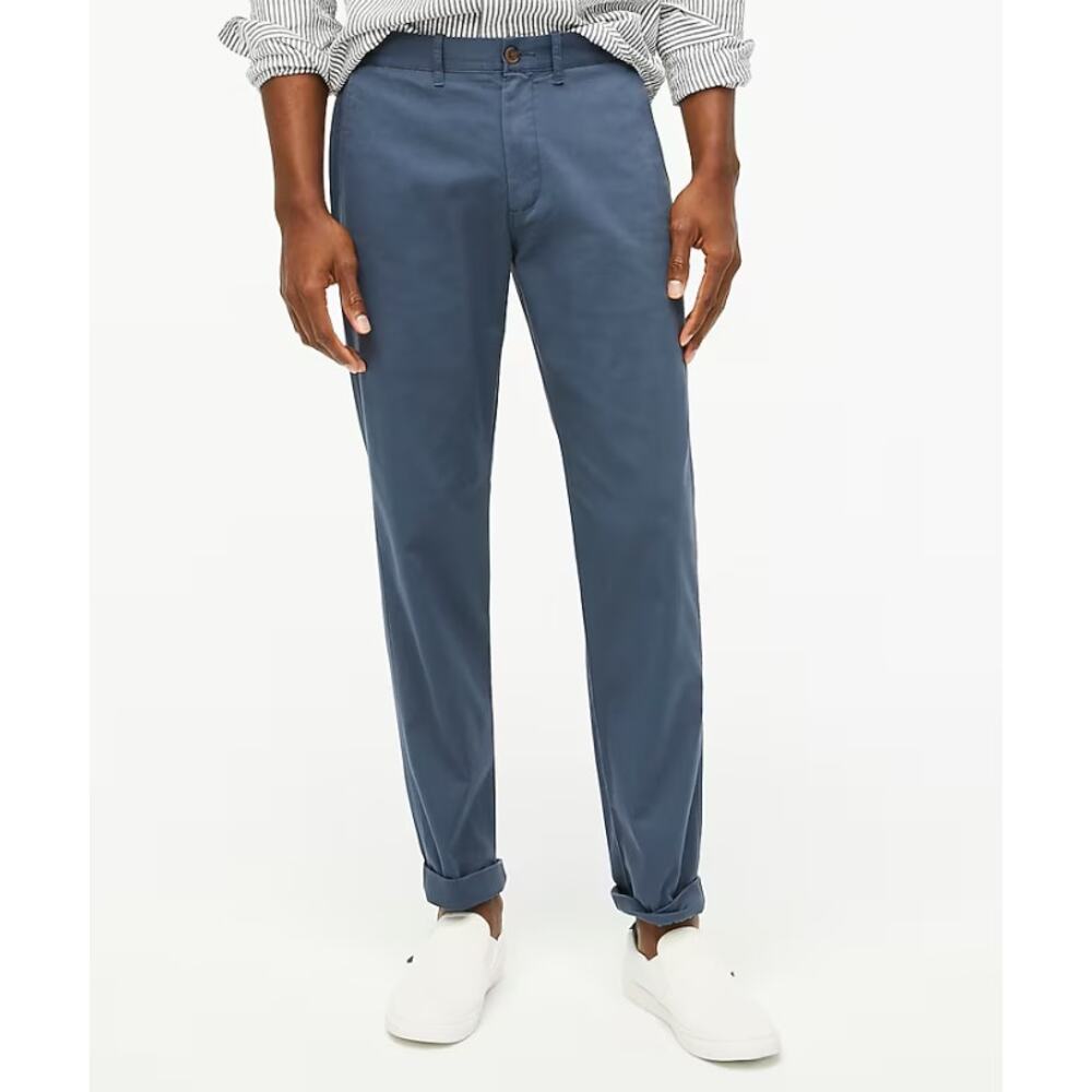 J.Crew Straight Fit Flex Chino Pant W 38 L32 Overcast Blue